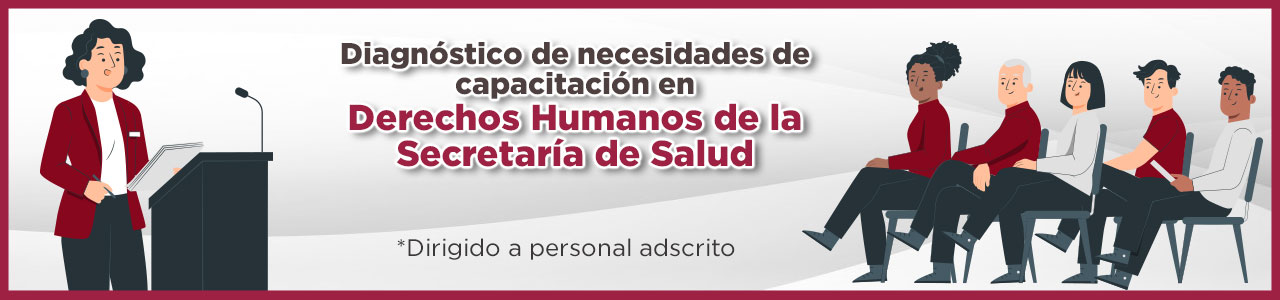 Diagnóstico de necesidades de capacitación en Derechos Humanos de la Secretaría de Salud.