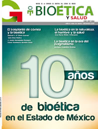 Revista Bioética y Salud Núm 10