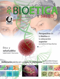 Revista Bioética y Salud Núm 2, pdf, no accesible