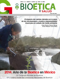 Revista Bioética y Salud Núm 8, pdf, no accesible